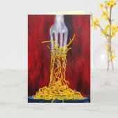 Pasta-wenskaart Kaart (Gele Bloem)