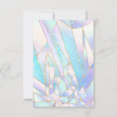 PASTA WITTE KRISTAL SAVE THE DATE RSVP KAART (Achterkant)