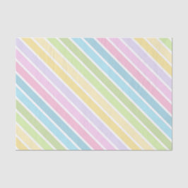 PASTAAL BLAUW GROEN GEEL ROZE PURPER STREEPEN TISSUEPAPIER