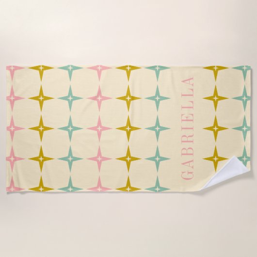 pastaar uit de middeleeuwen gepersonaliseerd strandlaken (Voorkant)