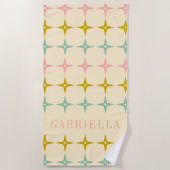 pastaar uit de middeleeuwen gepersonaliseerd strandlaken (Voorkant)