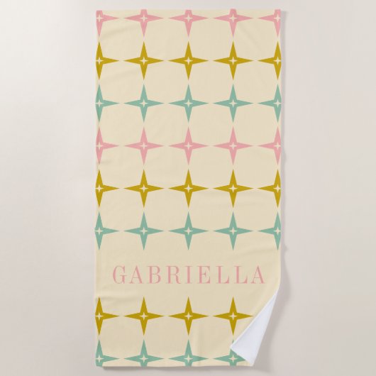  pastaar uit de middeleeuwen gepersonaliseerd strandlaken (Voorkant)