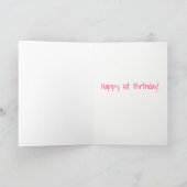 pastaart eerste geboorte-Wenskaart Kaart (Binnen)