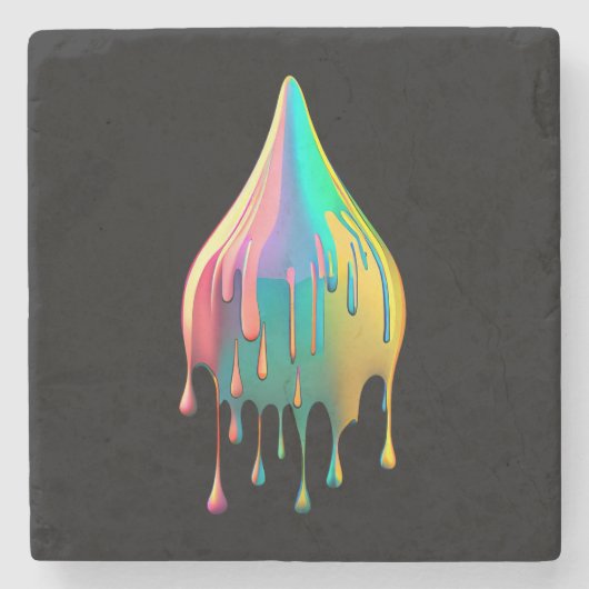 Pastafari STEINUNTERSETZER Stenen Onderzetter (Voorkant)