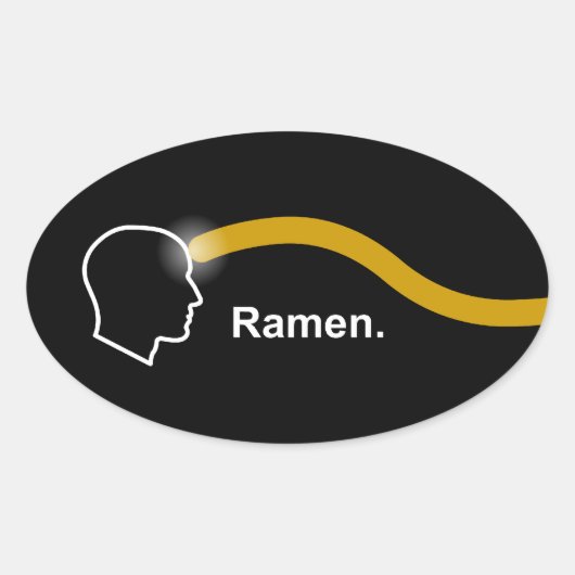 Pastafarianisme - Ramen Sticker (Voorkant)