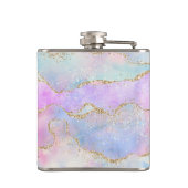  pastagaat | Waterverf Glitter Vein Gold Heupfles (Achterkant)