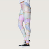 pastagaat | Waterverf Glitter Vein Gold Leggings (Links)