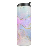pastagaat | Waterverf Glitter Vein Gold Thermosbeker (Gedraaid links)