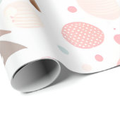 pastale kerstboom cadeaupapier (Rol Hoek)