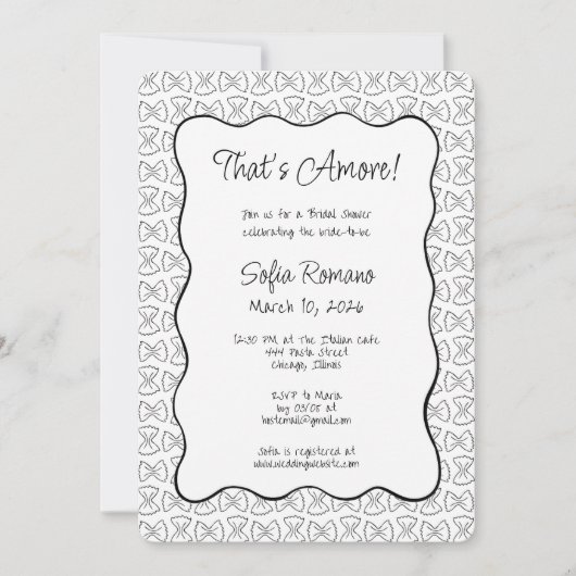 Pastapatroon Dat is een meer Italiaans Vrijgezelle Kaart (Voorkant)