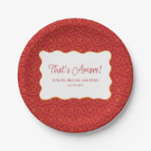 Pastapatroon Dat is een meer Italiaans Vrijgezelle Papieren Bordje (Voorkant)