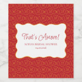 Pastapatroon Dat is een meer Italiaans Vrijgezelle Wijn Etiket (Enkel label)