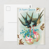  pasta's en paaseieren briefkaart (Voorkant / Achterkant)