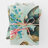 pasta's en paaseieren inpakpapier vel (In situ)