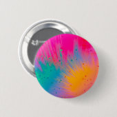pasta's in kleur ronde button 5,7 cm (Voorkant /achterkant)