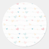  pasta's ronde sticker (Voorkant)