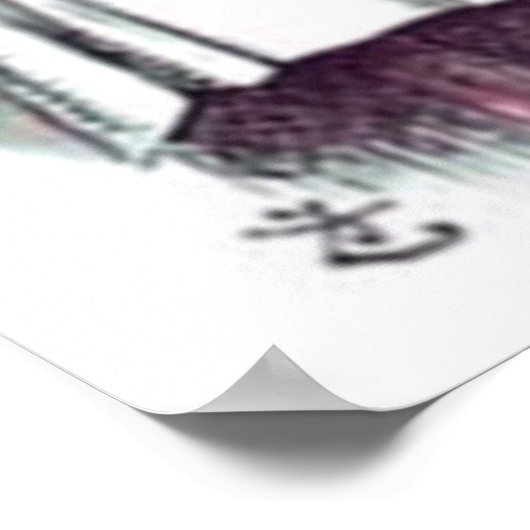 Pasta's van de Mad Tea Party Poster (Hoek)