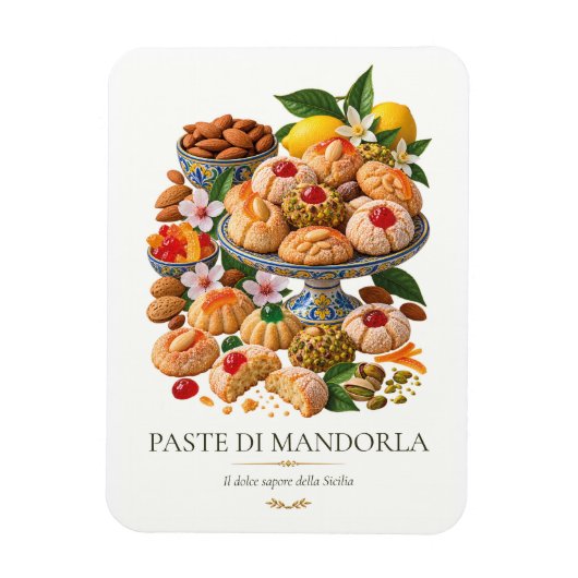 Paste di Mandorla – Klassiek Italiaans dessert Magneet (Verticaal)