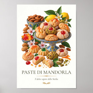 Paste di Mandorla – Klassiek Italiaans dessert Poster