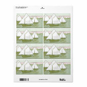Paste Sailships Seascape Labels (Full Sheet)