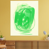 Pasted optical illusion Stretched Canvas Print (Insitu (Woonkamer))