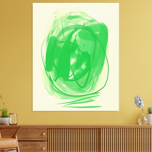 Pasted optical illusion Stretched Canvas Print (Insitu (Woonkamer))