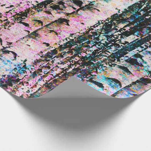 Pasteelbomen Cadeaupapier (Hoek)