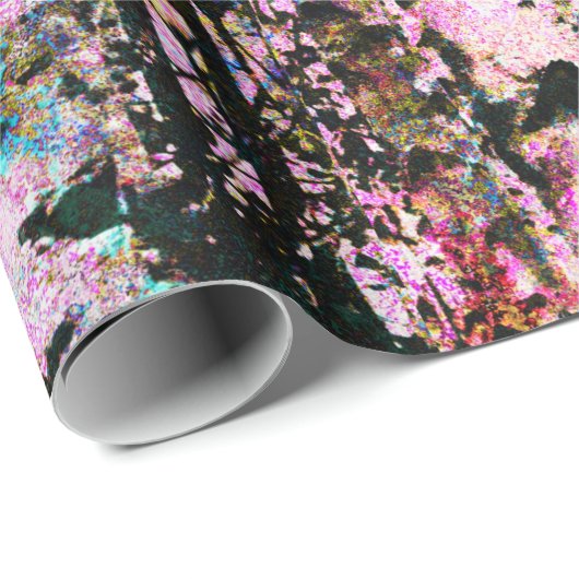 Pasteelbomen Cadeaupapier (Rol Hoek)