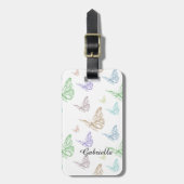 Pasteelboter Bagagelabel (Voorkant verticaal)