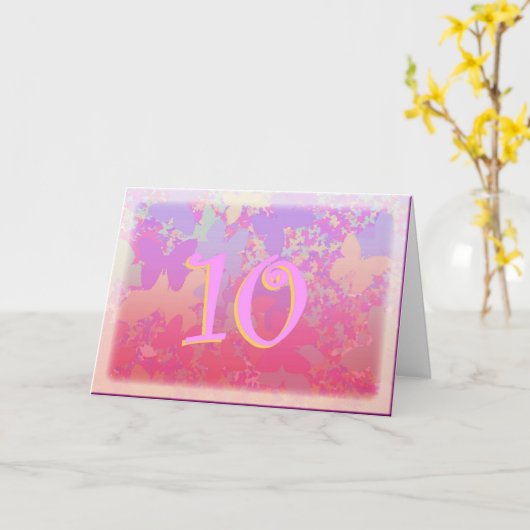 Pasteelboter Kaart (Gele Bloem)