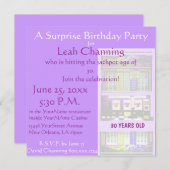 Pasteelcasino Slot Machine Birthday Kaart (Voorkant / Achterkant)