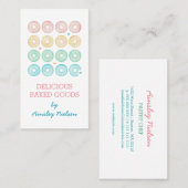 Pasteeldonuts | Bakkerijproducten Visitekaartje (Voorkant / Achterkant)