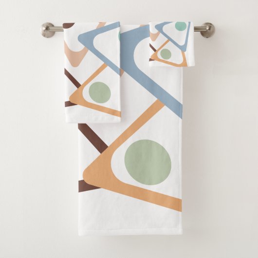 Pasteeldriehoeken Bad Handdoek (Insitu)