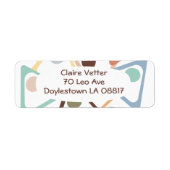 Pasteeldriehoeken Etiket (Voorkant)