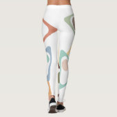 Pasteeldriehoeken Leggings (Achterkant)