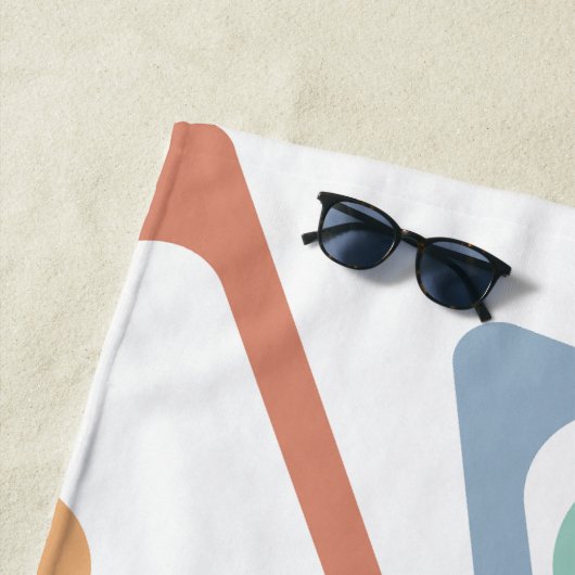 Pasteeldriehoeken Strandlaken (In situ)