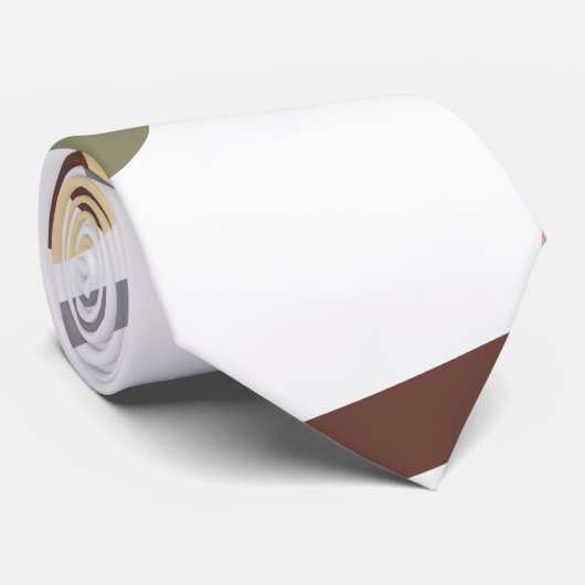 Pasteeldriehoeken Stropdas (Opgerold)