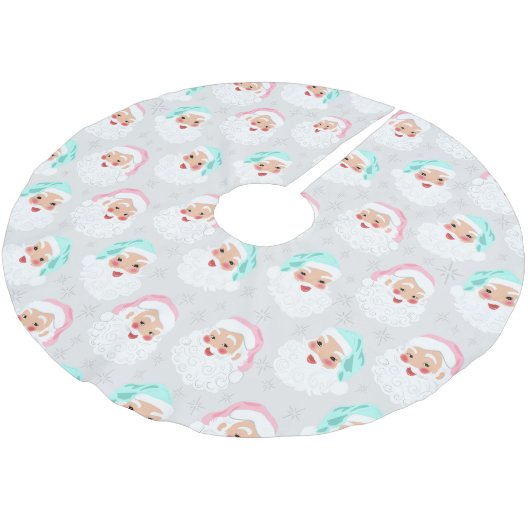 Pasteelkerstkerstman met kerstmis kerstboom rok (Gekanteld)