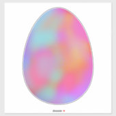  pasteelkleuren paaseieren sticker (Vel)