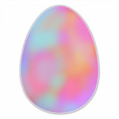 pasteelkleuren paaseieren sticker (Voorkant)