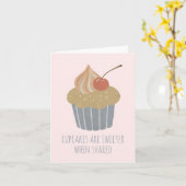 pasteelkoeken kaart (Gele Bloem)