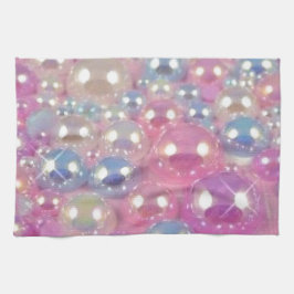 Pasteelkralen keukenhanddoek