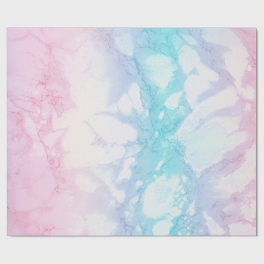  pasteelmarmer cadeaupapier (Vlak)