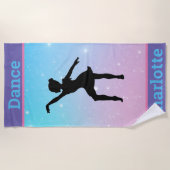 Pasteelmeisjes Dance Beach Towel Strandlaken (Voorkant)