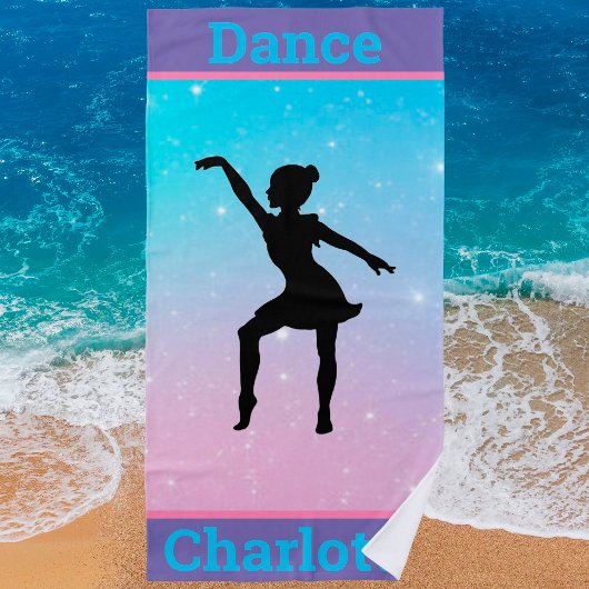 Pasteelmeisjes Dance Beach Towel Strandlaken
