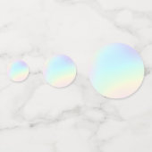 Pasteelregenboog, esthethetische geboortecPartij Confetti (Voorkanten)