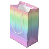 pasteelregenbooggradiënt medium cadeauzakje (Voorkant Gekanteld)
