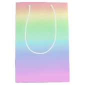 pasteelregenbooggradiënt medium cadeauzakje (Voorkant)