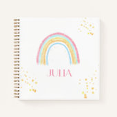 Pasteelregenboogmousserend Notitieboek (Voorkant)