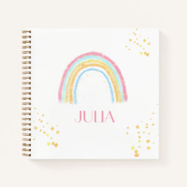 Pasteelregenboogmousserend Notitieboek